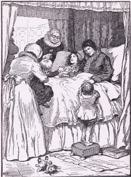 Ils ont vécu en amour, ils sont morts en amour, et ont laissé deux bébés derrière eux, années 1930